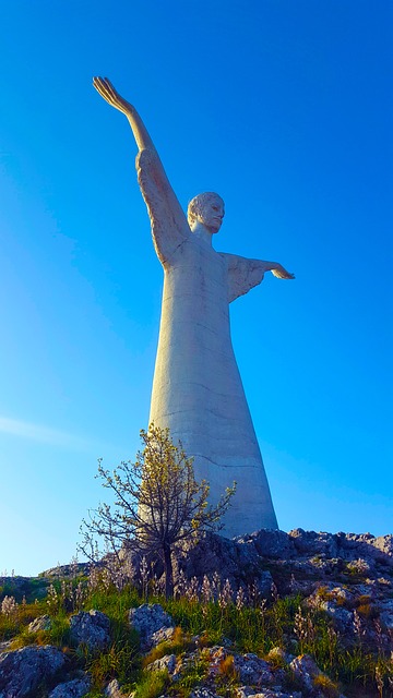Maratea mit der Christusstatue